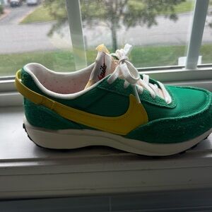 Nike  Green and Yellow Sneakers